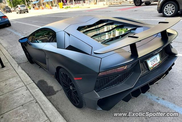 Lamborghini Aventador spotted in Indianapolis, Indiana