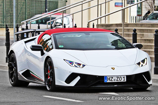 Lamborghini Huracan spotted in Warsaw, Poland