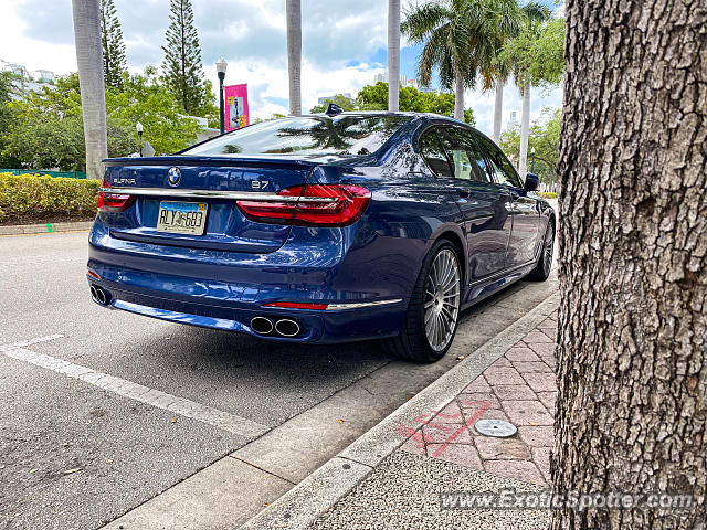 BMW Alpina B7 spotted in Miami Beach, Florida