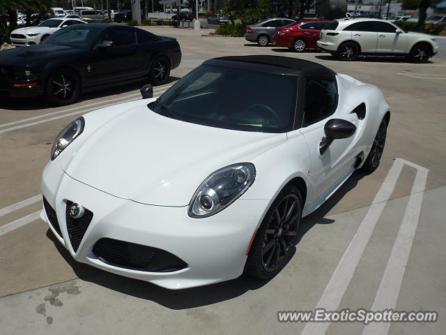 Alfa Romeo 4C spotted in Northridge, California