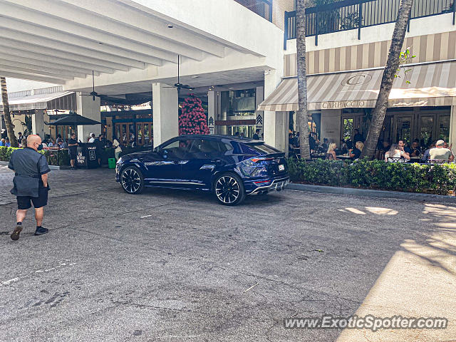 Lamborghini Urus spotted in Miami Beach, Florida