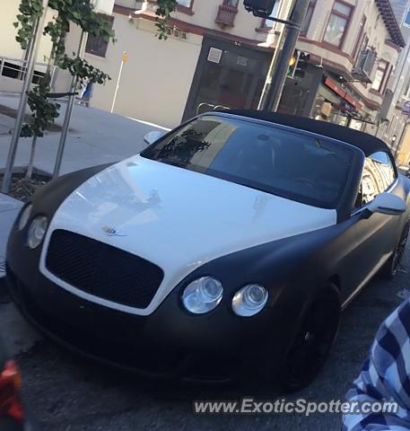 Bentley Continental spotted in San Francisco, California