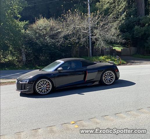 Audi R8 spotted in Woodside, California