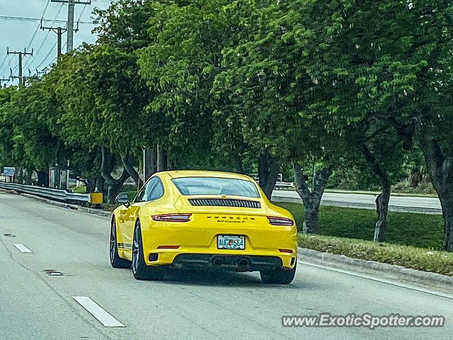 Porsche 911 spotted in Coral Gables, Florida