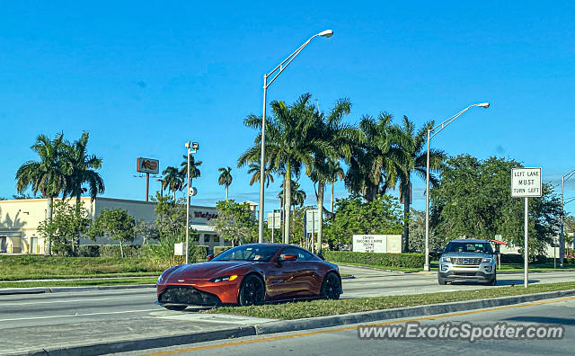 Aston Martin Vantage spotted in Homestead, Florida