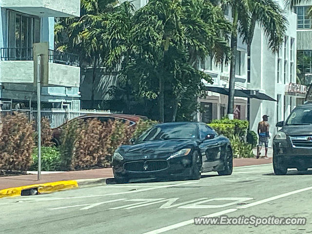 Maserati GranTurismo spotted in Miami Beach, Florida