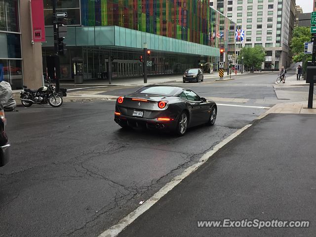 Ferrari California spotted in Montréal, Canada