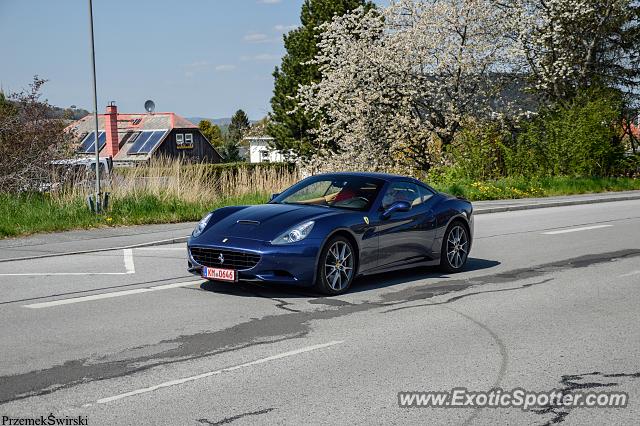 Ferrari California spotted in Neugersdorf, Germany