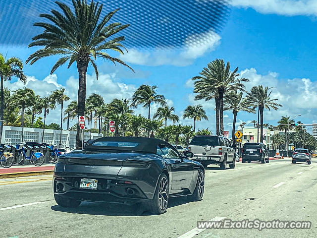 Aston Martin DB11 spotted in Haulover Park, Florida