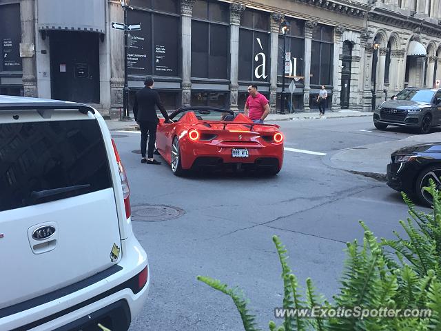Ferrari 488 GTB spotted in Montréal, Canada