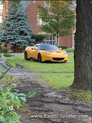 Lotus Evora spotted in Flint, Michigan