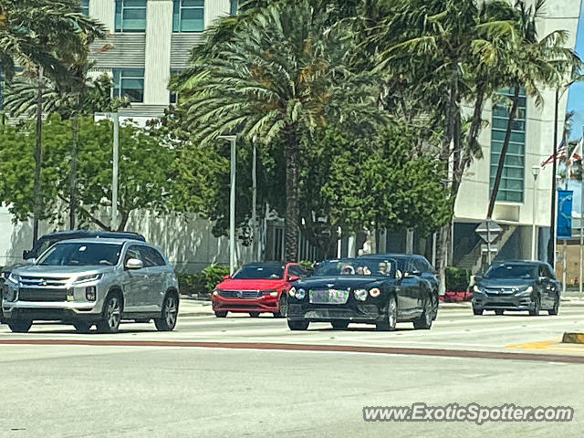 Bentley Continental spotted in Sunny Isles, Florida