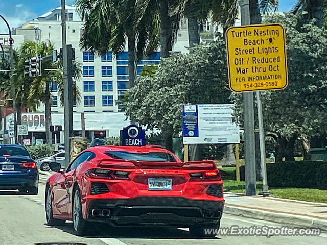 Chevrolet Corvette Z06 spotted in Hollywood Beach, Florida