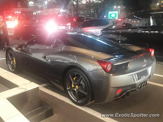 Ferrari 458 Italia spotted in Jakarta, Indonesia