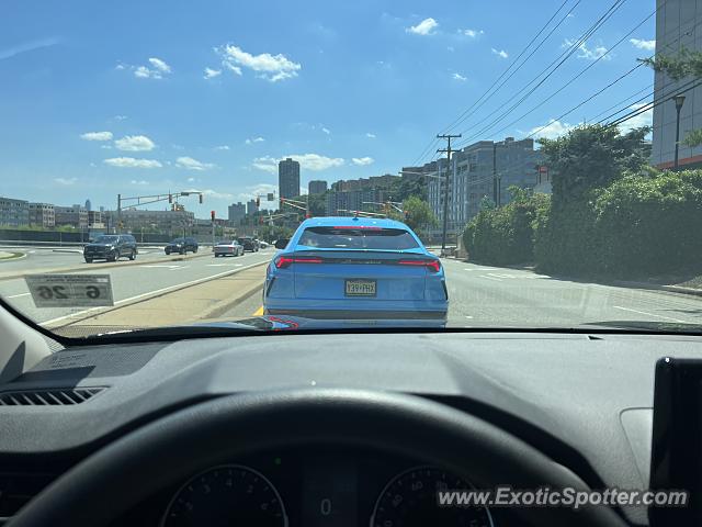 Lamborghini Urus spotted in Edgewater, New Jersey