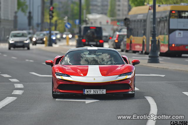 Ferrari SF90 Stradale spotted in Warsaw, Poland