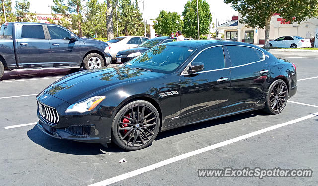 Maserati Quattroporte spotted in San Bernardino, California