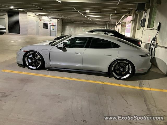 Porsche Taycan (Turbo S only) spotted in Fort Wayne, Indiana