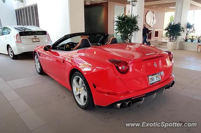 Ferrari California spotted in Honolulu, Hawaii