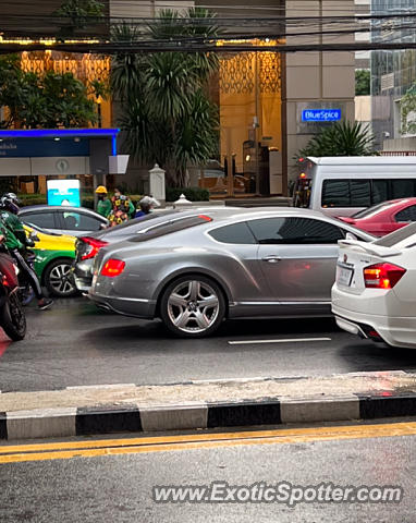 Bentley Continental spotted in Bangkok, Thailand