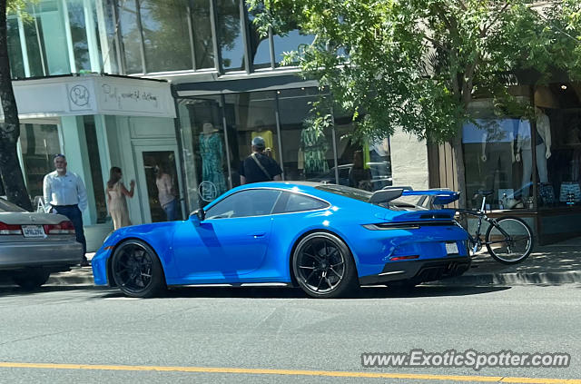Porsche 911 GT3 spotted in Sonoma County, California