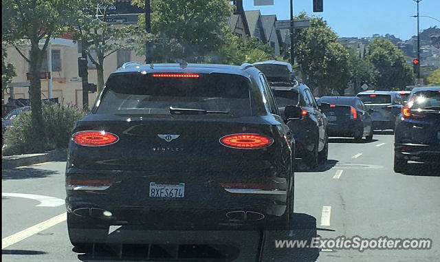 Bentley Bentayga spotted in San Francisco, California