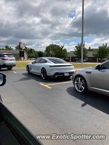 Porsche Taycan (Turbo S only) spotted in Flint, Michigan