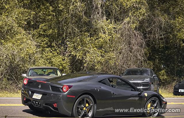 Ferrari 458 Italia spotted in Amelia Island, Florida