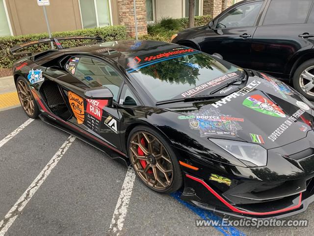 Lamborghini Aventador spotted in Napa, California