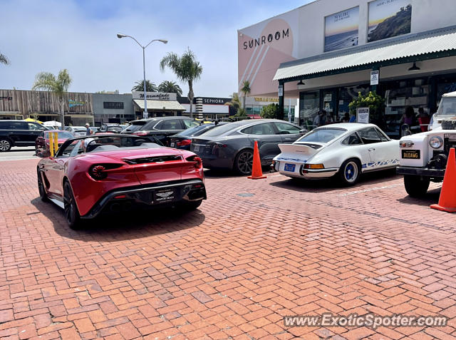 Aston Martin Zagato spotted in Malibu, California