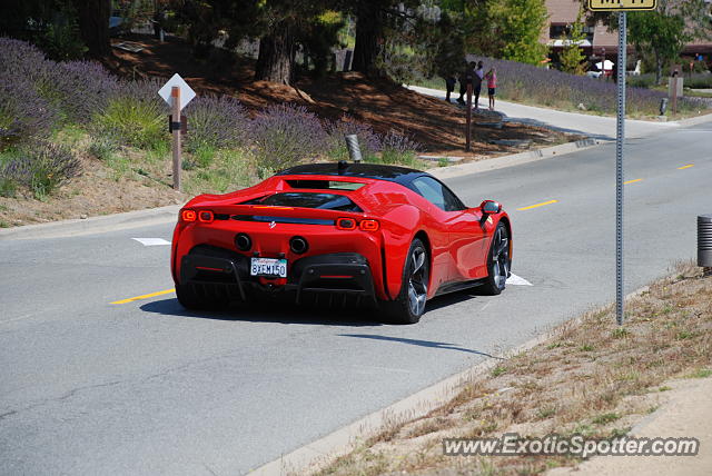 Ferrari SF90 Stradale spotted in Carmel, California