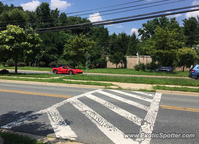 Ferrari F8 Tributo spotted in Rockville, Maryland