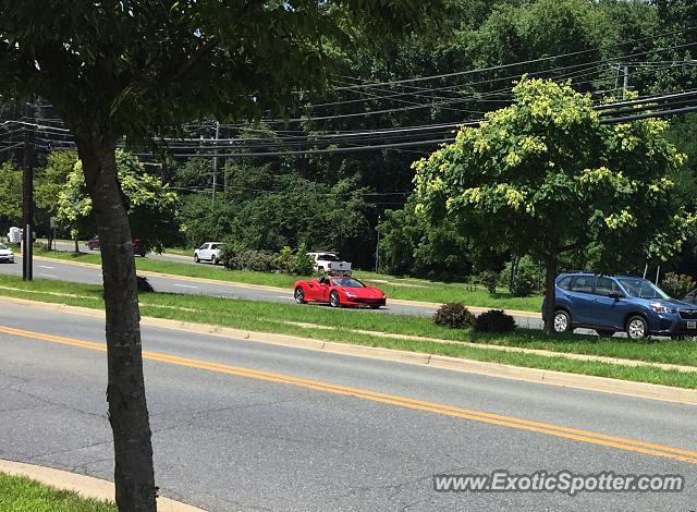 Ferrari F8 Tributo spotted in Rockville, Maryland