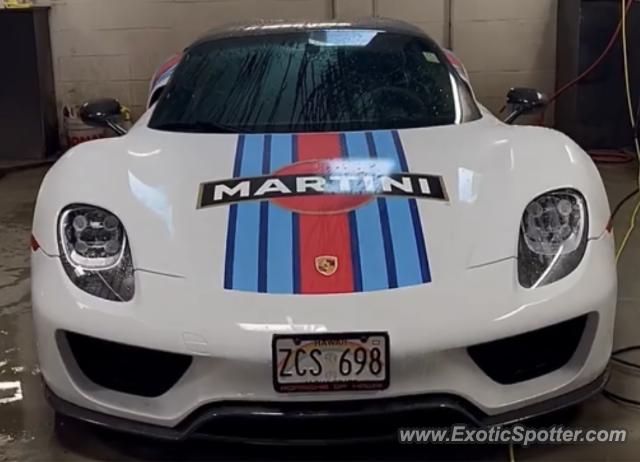 Porsche 918 Spyder spotted in Honolulu, Hawaii