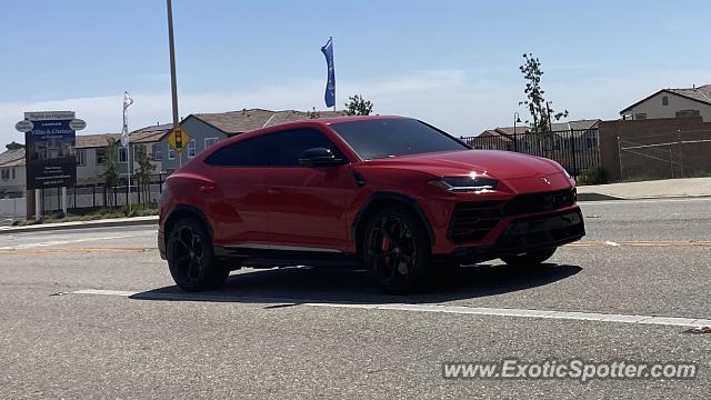 Lamborghini Urus spotted in Fontana, California