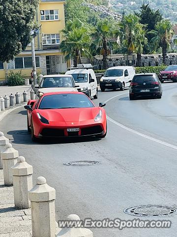 Ferrari 488 GTB spotted in Kotor, Montenegro