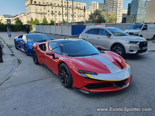 Ferrari SF90 Stradale spotted in Warsaw, Poland