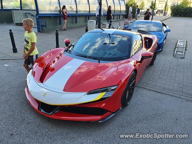 Ferrari SF90 Stradale spotted in Warsaw, Poland