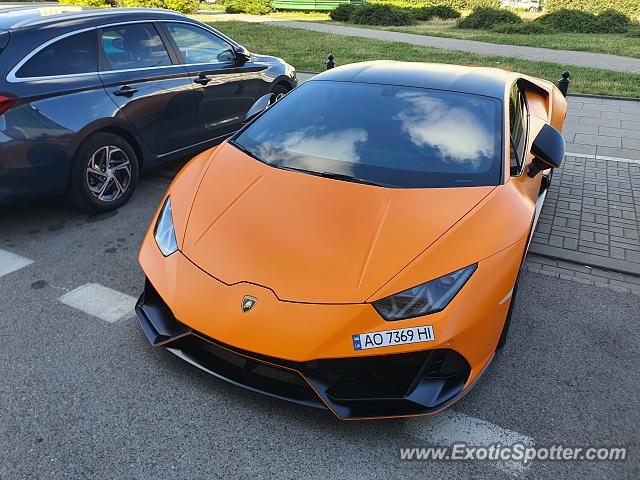 Lamborghini Huracan spotted in Warsaw, Poland