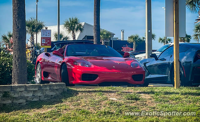 Ferrari 360 Modena spotted in Pensacola Beach, Florida