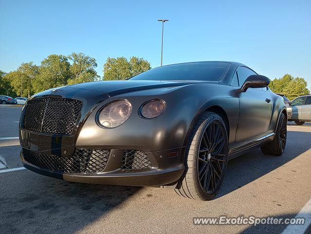 Bentley Continental spotted in Plainfield, Indiana