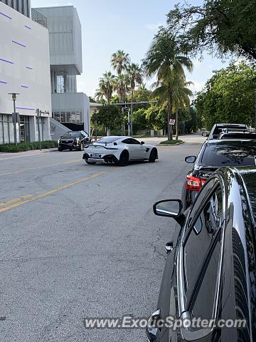 Aston Martin Vantage spotted in South Beach Miam, Florida