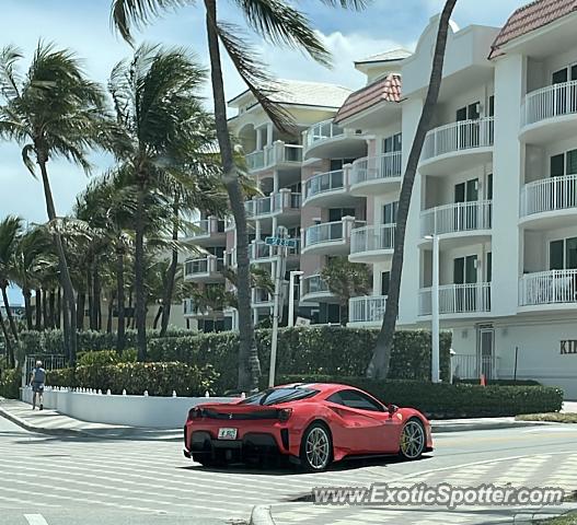 Ferrari 488 GTB spotted in Deerfield Beach, Florida