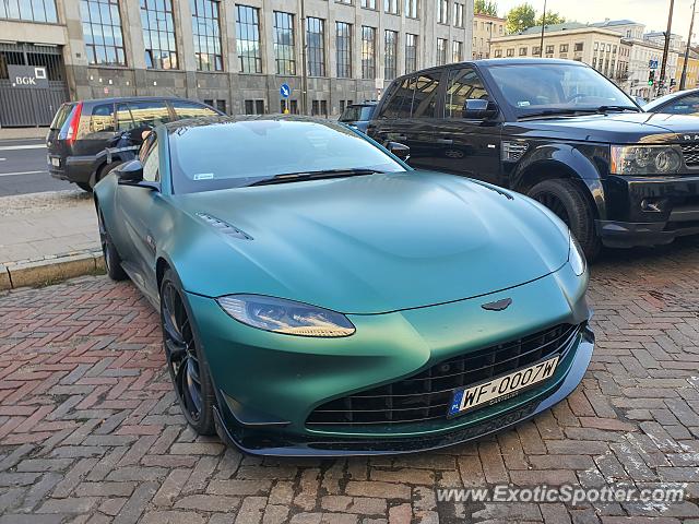 Aston Martin Vantage spotted in Warsaw, Poland