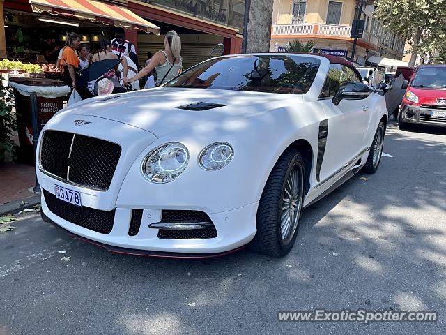 Bentley Continental spotted in Ventimiglia, Italy