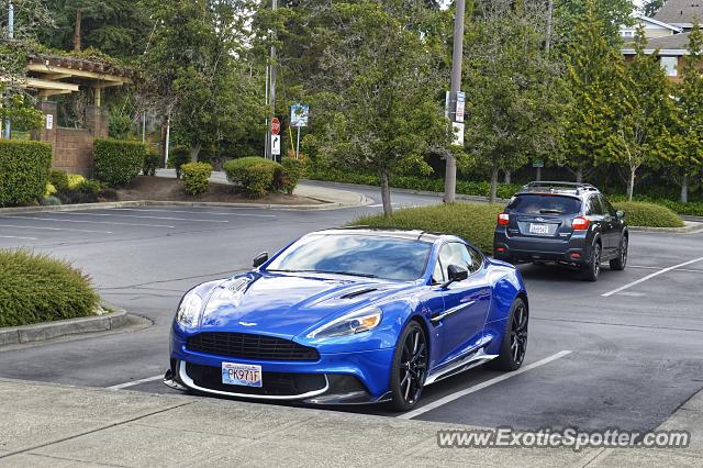 Aston Martin Vanquish spotted in Shoreline, Washington