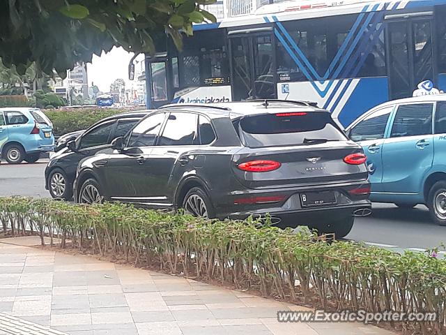 Bentley Bentayga spotted in Jakarta, Indonesia