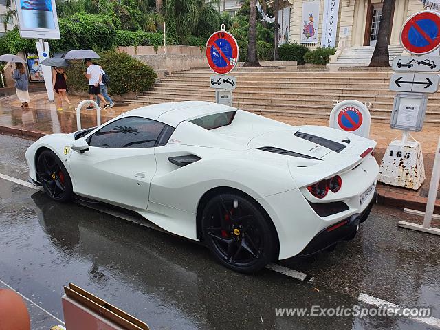 Ferrari F8 Tributo spotted in Cannes, France
