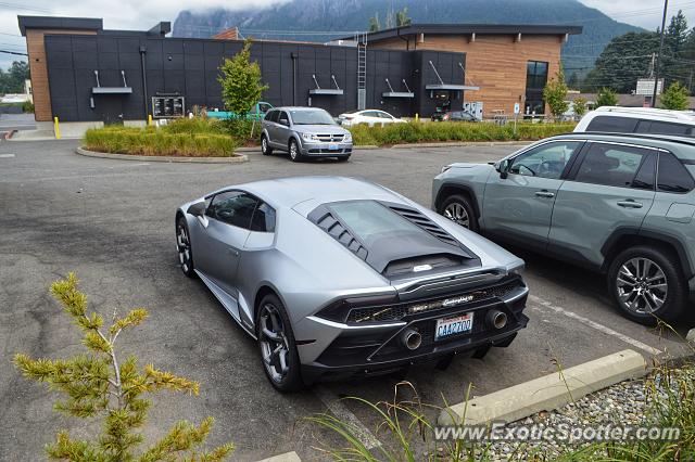Lamborghini Huracan spotted in North Bend, Washington