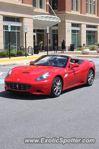 Ferrari California spotted in Columbia, Maryland